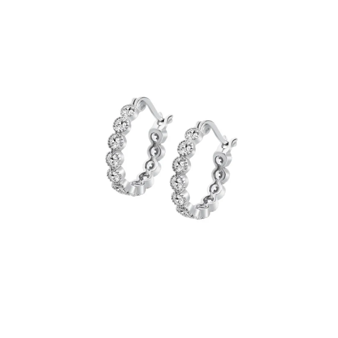 Lotus Silver Créoles Colors LP3561-4-1 Argent | Femme Boucles D'Oreilles