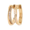 Maison de la Bijouterie Créoles Sensimio Y6354Z0 Plaqué or | Femme Boucles D'Oreilles
