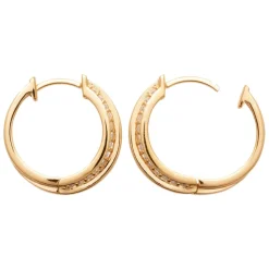 Maison de la Bijouterie Créoles Sensimio Y6354Z0 Plaqué or | Femme Boucles D'Oreilles