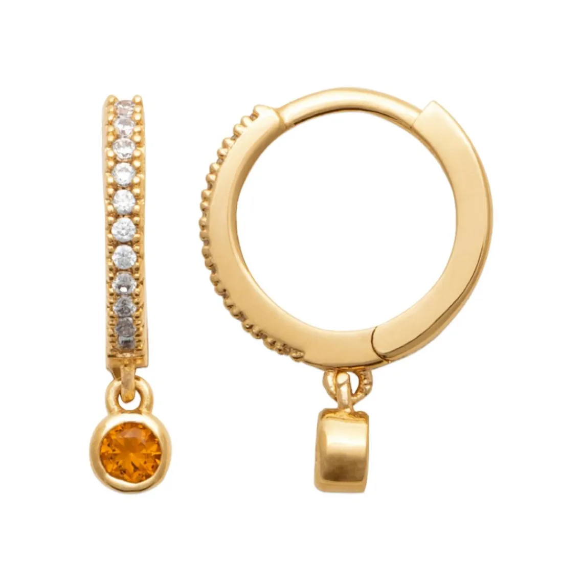 Maison de la Bijouterie Créoles Sensimio Y6343U0 Plaqué or | Femme Boucles D'Oreilles