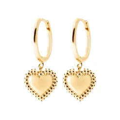 Maison de la Bijouterie Créoles Sensimio Y660600 Plaqué or | Femme Boucles D'Oreilles