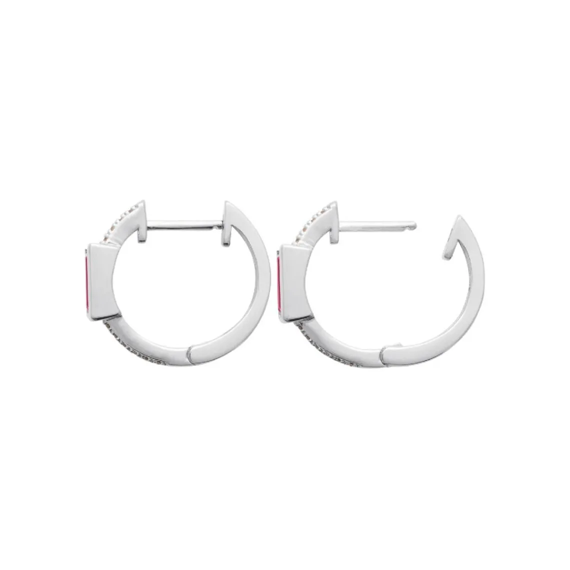 Maison de la Bijouterie Créoles Sensimio Z645UY0 Argent | Femme Boucles D'Oreilles