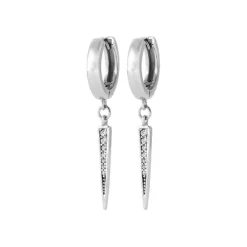 Maison de la Bijouterie Créoles Sensimio Z645VZ0 Argent | Femme Boucles D'Oreilles