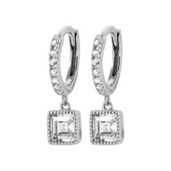 Maison de la Bijouterie Créoles Sensimio Z643VZ0 Argent | Femme Boucles D'Oreilles