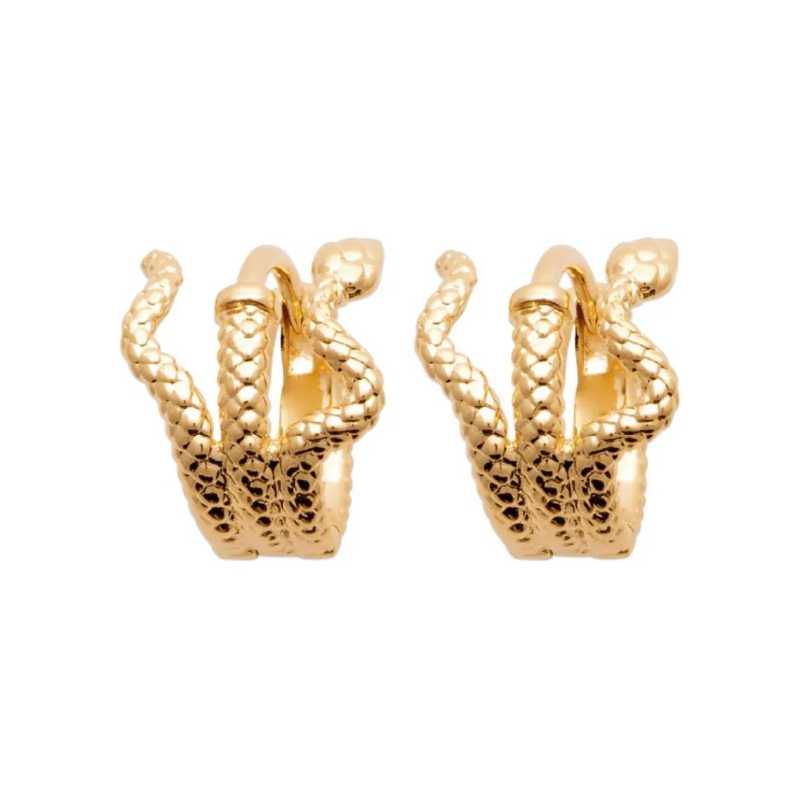 Maison de la Bijouterie Créoles Sensimio Y645000 Plaqué or | Femme Boucles D'Oreilles