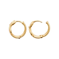 Maison de la Bijouterie Créoles Sensimio Y645000 Plaqué or | Femme Boucles D'Oreilles