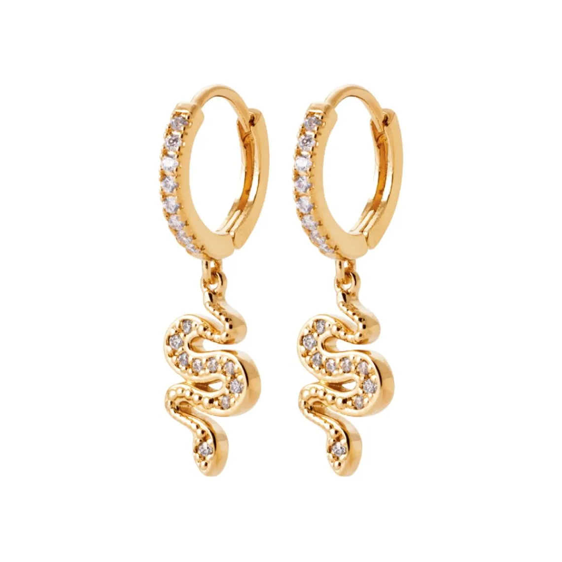 Maison de la Bijouterie Créoles Sensimio Y6436Z0 Plaqué or | Femme Boucles D'Oreilles