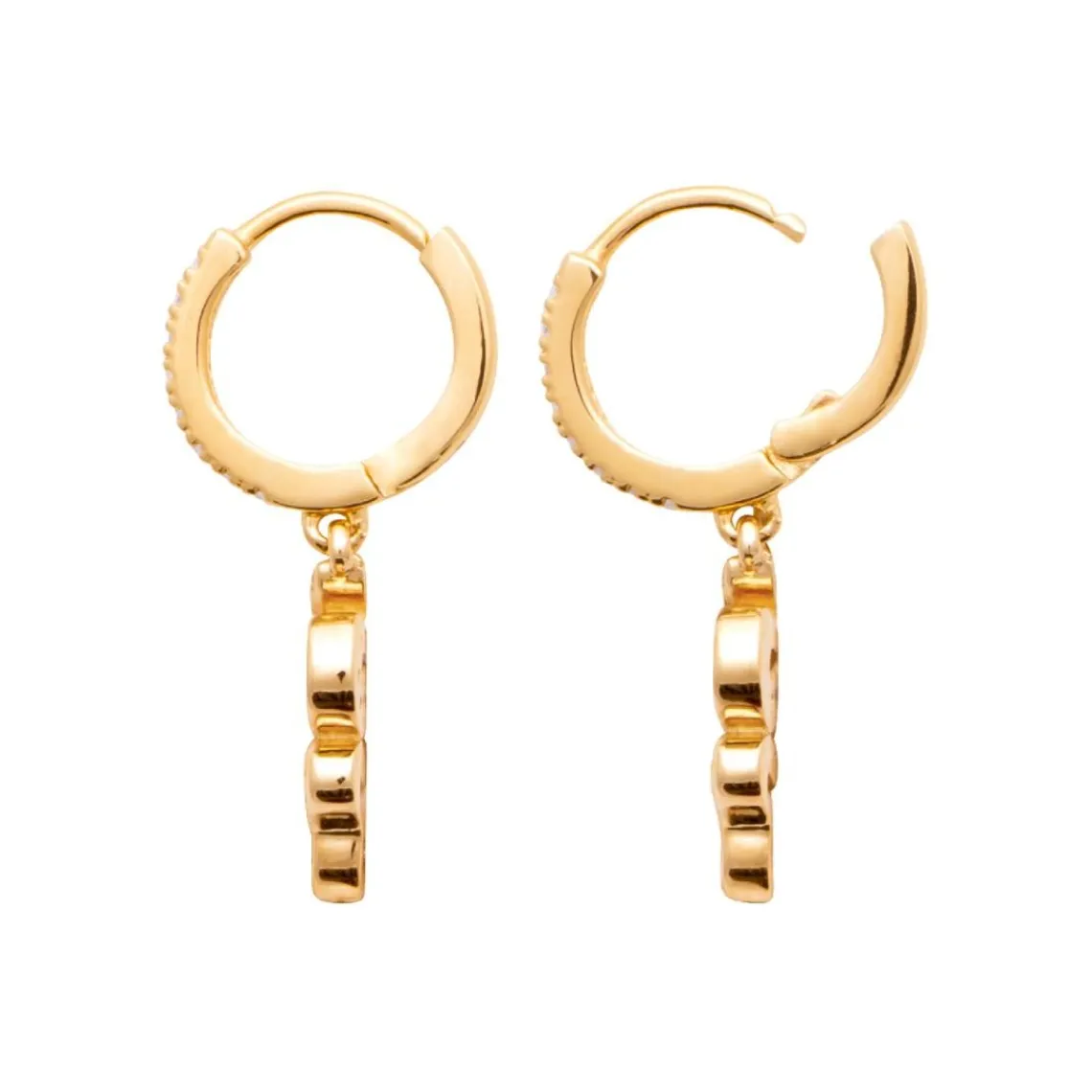 Maison de la Bijouterie Créoles Sensimio Y6436Z0 Plaqué or | Femme Boucles D'Oreilles