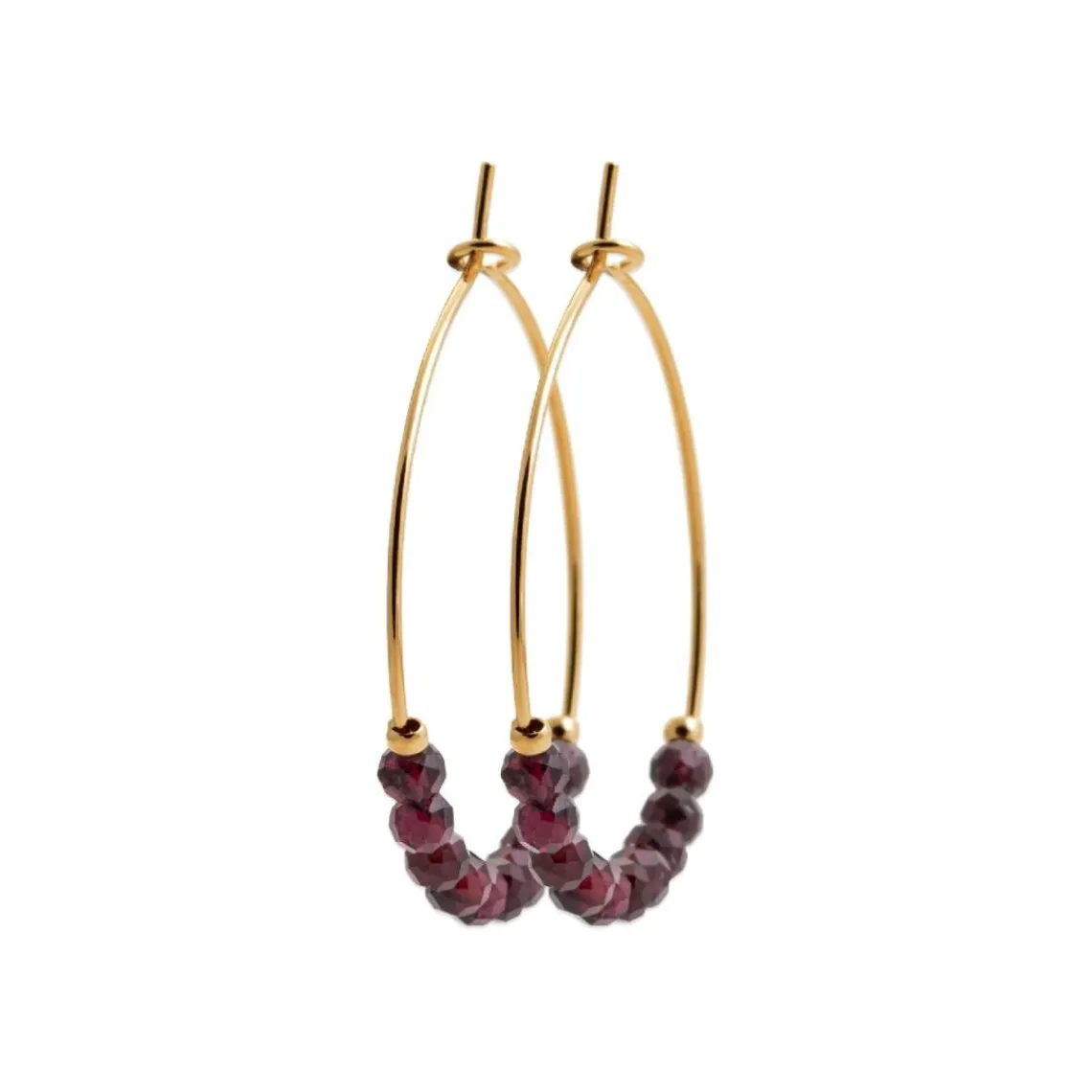 Maison de la Bijouterie Créoles Sensimio Y6363Y0 Plaqué or | Femme Boucles D'Oreilles