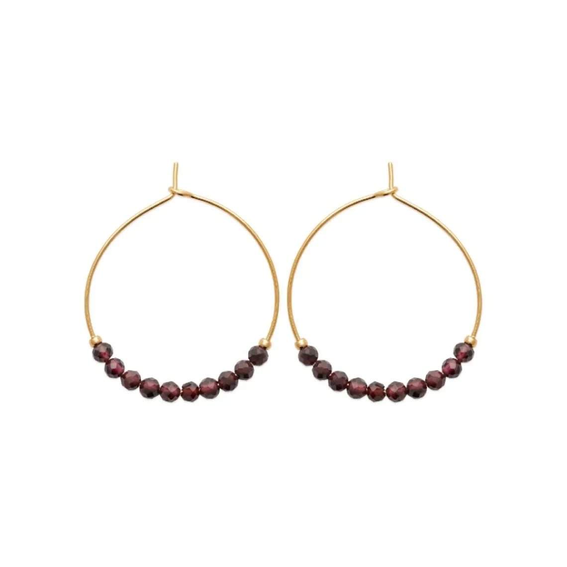 Maison de la Bijouterie Créoles Sensimio Y6363Y0 Plaqué or | Femme Boucles D'Oreilles