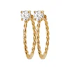 Maison de la Bijouterie Créoles Sensimio Y6356Z0 Plaqué or | Femme Boucles D'Oreilles