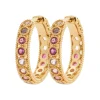 Maison de la Bijouterie Créoles Sensimio Y6340V0 Plaqué or | Femme Boucles D'Oreilles