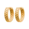 Maison de la Bijouterie Créoles Sensimio Y630400 Plaqué or | Femme Boucles D'Oreilles