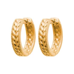 Maison de la Bijouterie Créoles Sensimio Y630400 Plaqué or | Femme Boucles D'Oreilles