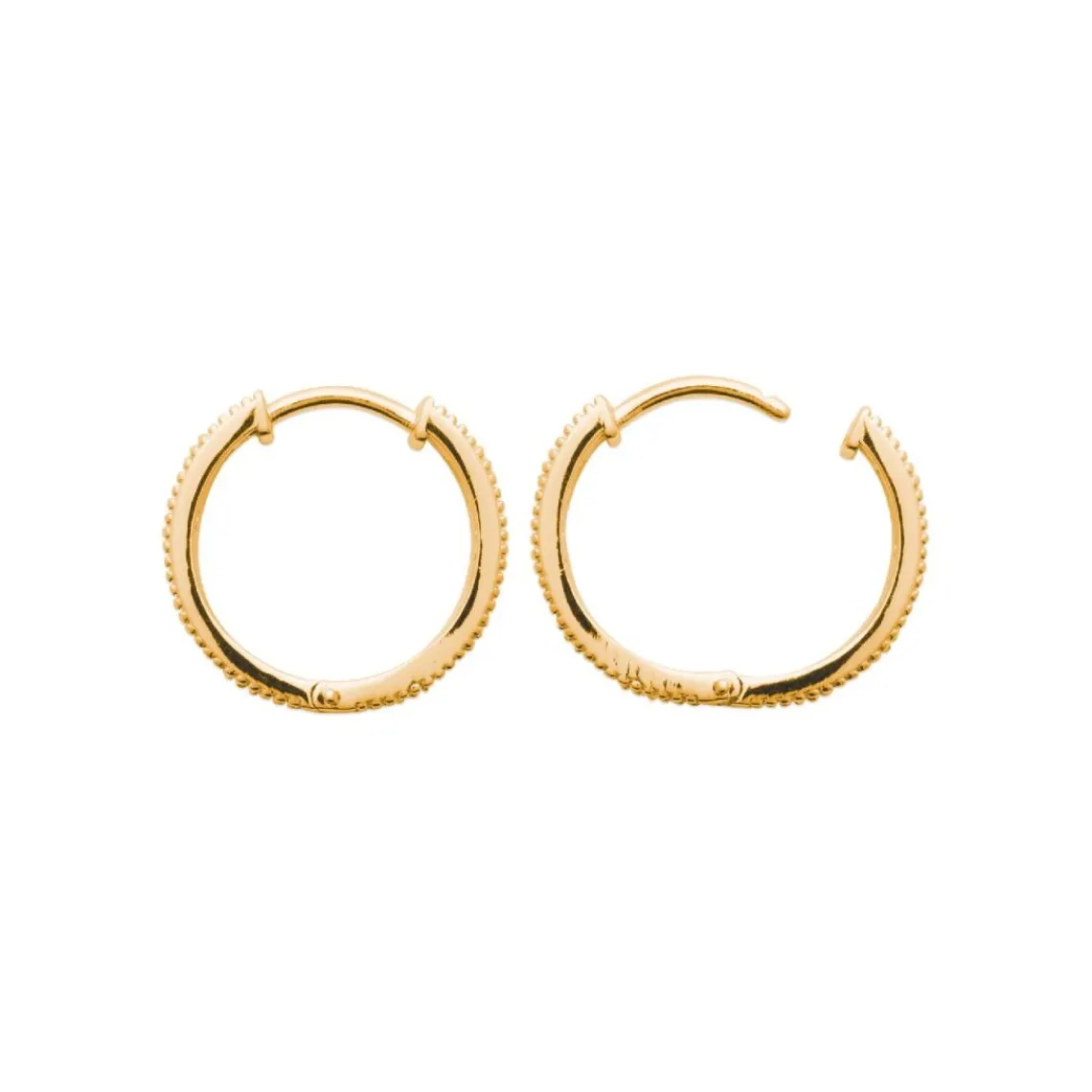 Maison de la Bijouterie Créoles Sensimio Y630400 Plaqué or | Femme Boucles D'Oreilles