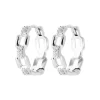 Maison de la Bijouterie Créoles Sensimio Z65UWZ0 Argent | Femme Boucles D'Oreilles
