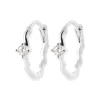 Maison de la Bijouterie Créoles Sensimio Z65W6Z0 Argent | Femme Boucles D'Oreilles