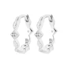 Maison de la Bijouterie Créoles Sensimio Z6545Z0 Argent | Femme Boucles D'Oreilles