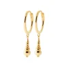 Maison de la Bijouterie Créoles Sensimio Y660500 Plaqué or | Femme Boucles D'Oreilles