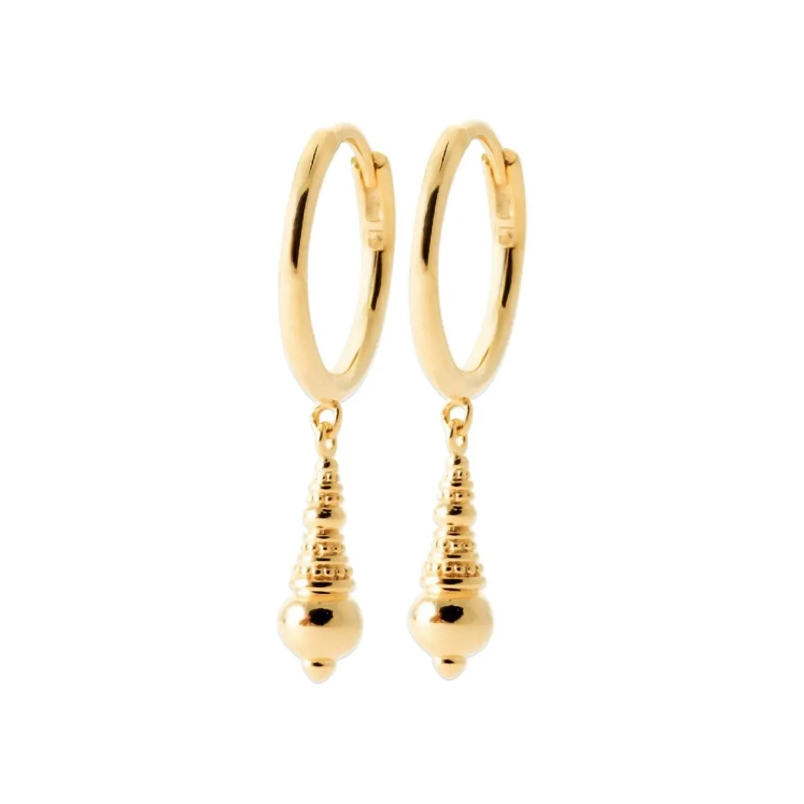 Maison de la Bijouterie Créoles Sensimio Y660500 Plaqué or | Femme Boucles D'Oreilles