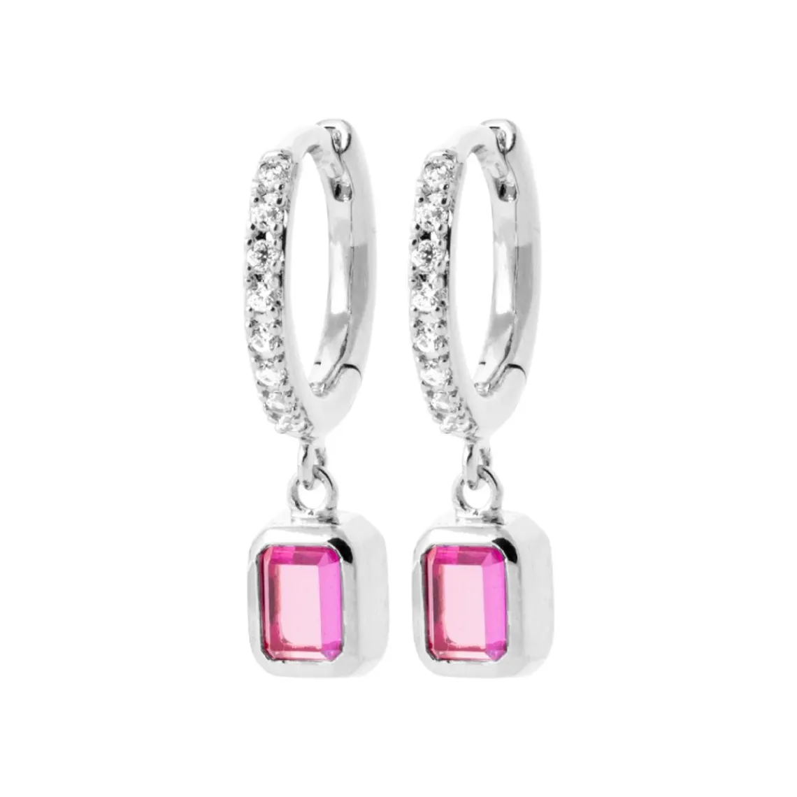 Maison de la Bijouterie Créoles Sensimio Z65YYY0 Argent | Femme Boucles D'Oreilles