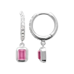 Maison de la Bijouterie Créoles Sensimio Z65YYY0 Argent | Femme Boucles D'Oreilles