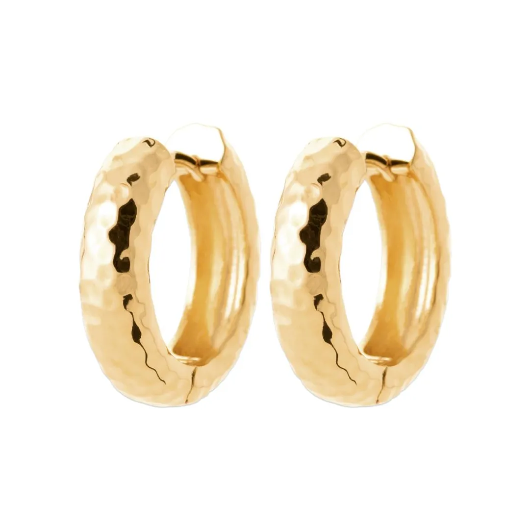 Maison de la Bijouterie Créoles Sensimio Y656WY0 Plaqué or | Femme Boucles D'Oreilles