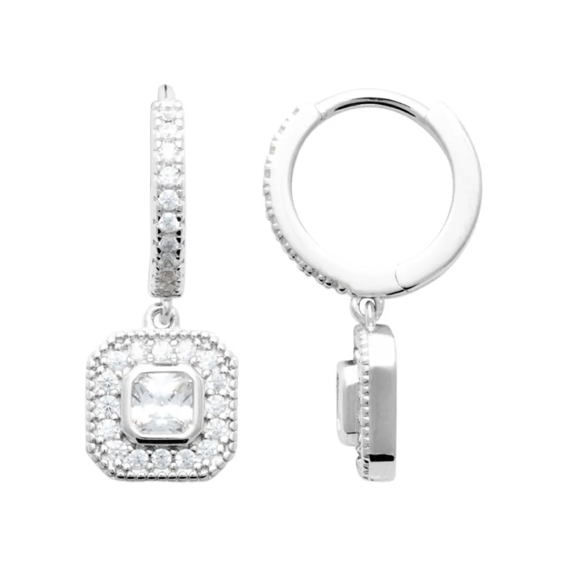Maison de la Bijouterie Créoles Sensimio Z6500Z0 Argent | Femme Boucles D'Oreilles