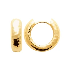 Maison de la Bijouterie Créoles Sensimio Y656WZ5 Plaqué or | Femme Boucles D'Oreilles