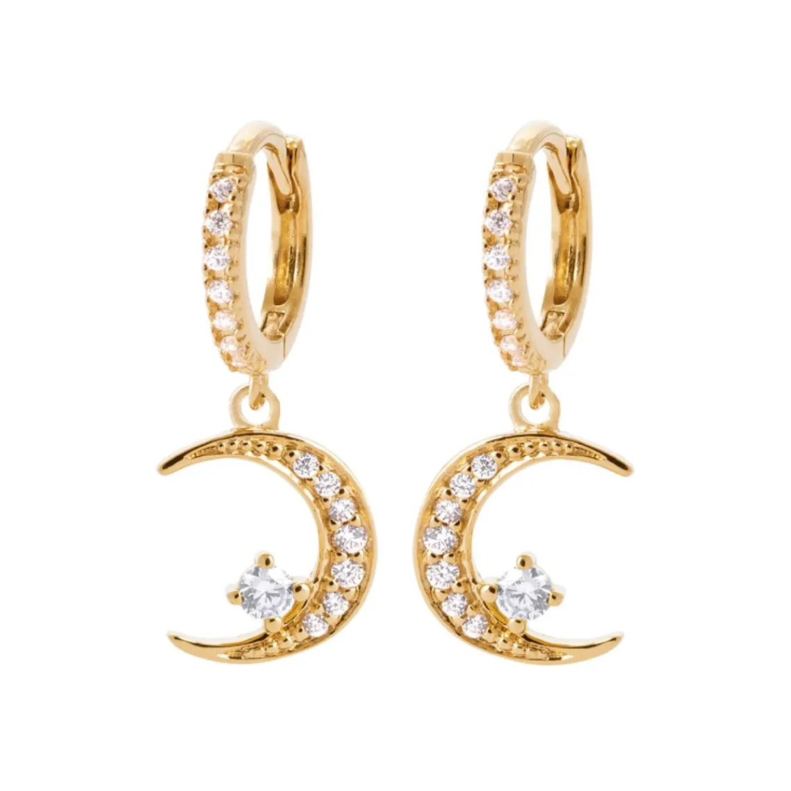 Maison de la Bijouterie Créoles Sensimio Y6443Z0 Plaqué or | Femme Boucles D'Oreilles