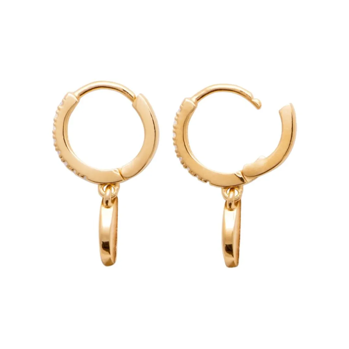 Maison de la Bijouterie Créoles Sensimio Y6435Z0 Plaqué or | Femme Boucles D'Oreilles