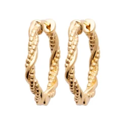 Maison de la Bijouterie Créoles Sensimio Y6403Y0 Plaqué or | Femme Boucles D'Oreilles