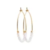 Maison de la Bijouterie Créoles Sensimio Y6363Z0 Plaqué or | Femme Boucles D'Oreilles