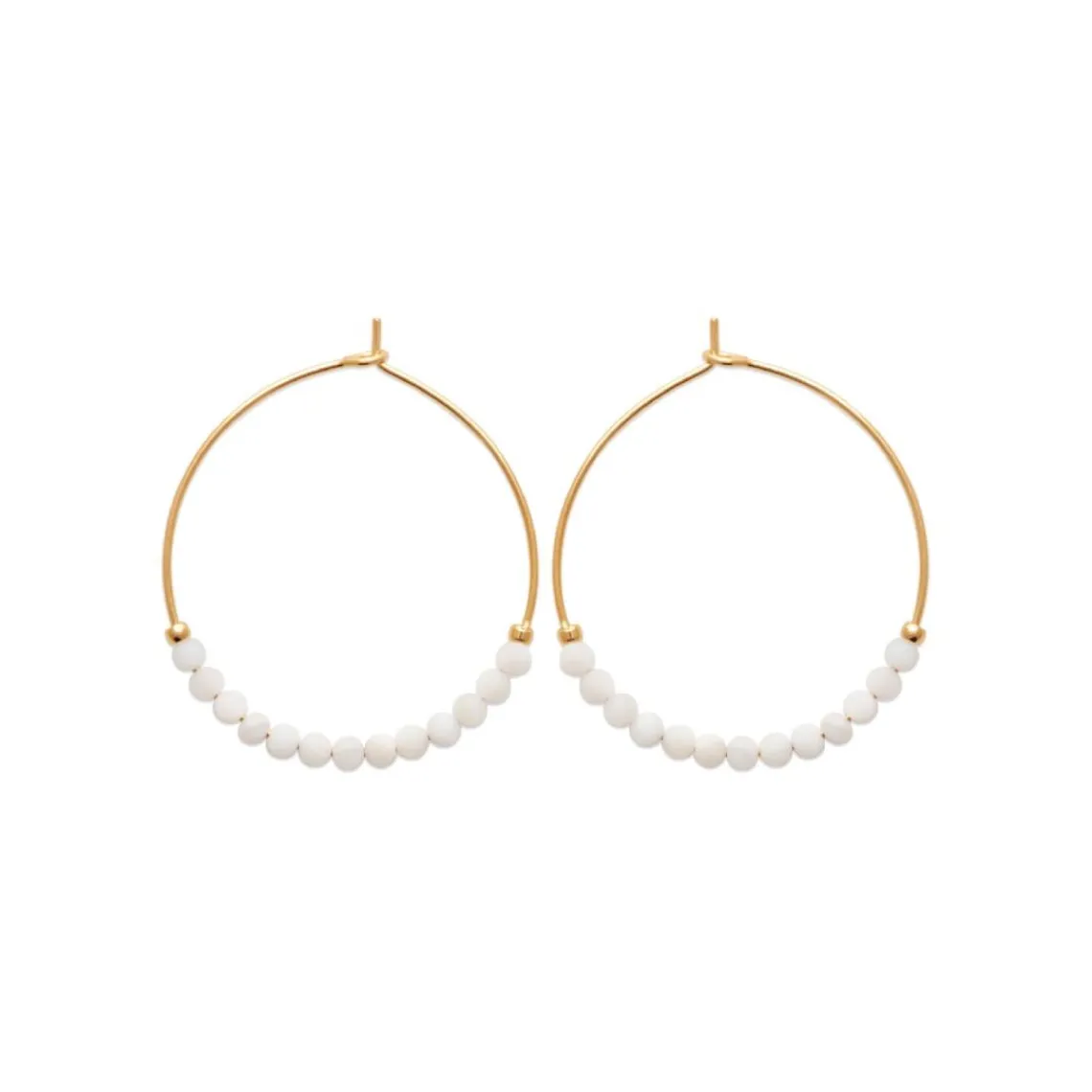 Maison de la Bijouterie Créoles Sensimio Y6363Z0 Plaqué or | Femme Boucles D'Oreilles