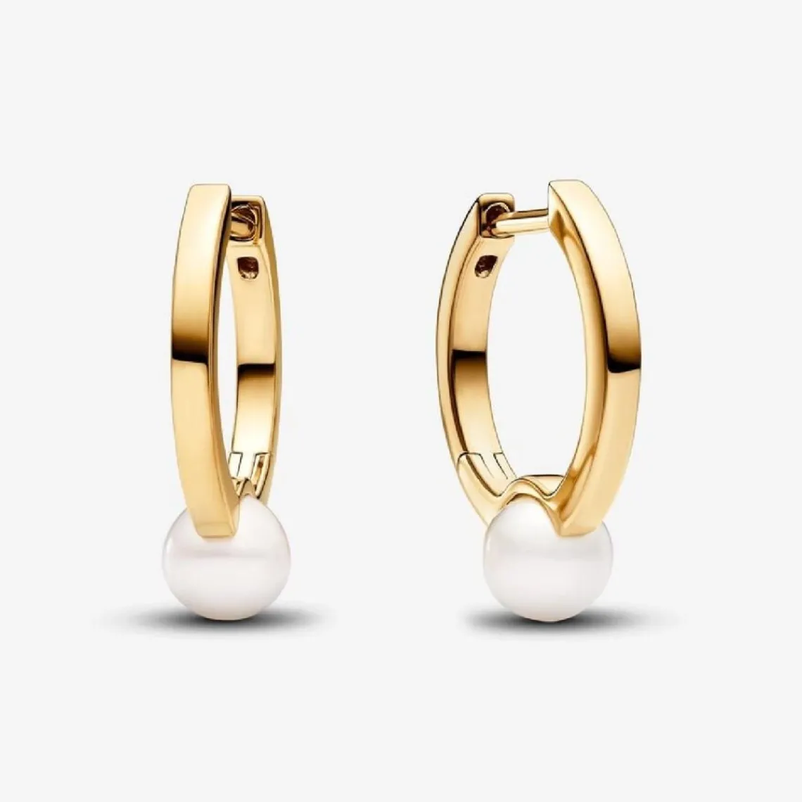 Pandora Créoles Perle de Culture | Femme Boucles D'Oreilles