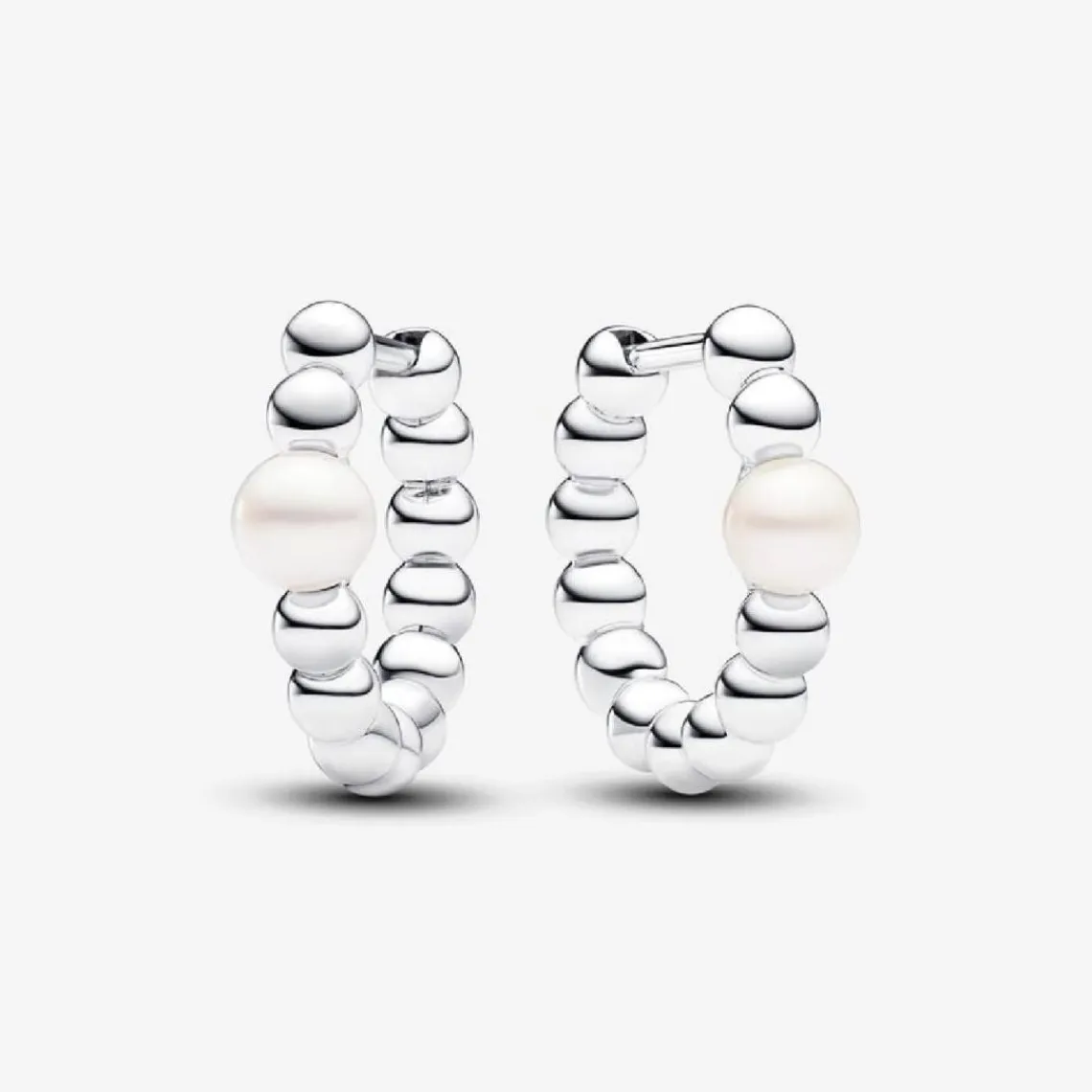 Pandora Créoles Perle de Culture et Sphères | Femme Boucles D'Oreilles