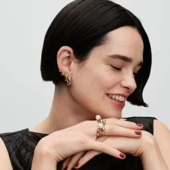 Pandora Créoles Rondes | Femme Boucles D'Oreilles