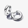Pandora Créoles Rondes 293320C00 | Femme Boucles D'Oreilles