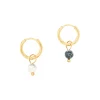 Sloya Créoles Serena Agate Arbre | Femme Boucles D'Oreilles