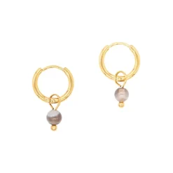 Sloya Créoles Serena Agate Botswana | Femme Boucles D'Oreilles