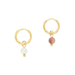 Sloya Créoles Serena Amazonite | Femme Boucles D'Oreilles