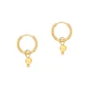 Sloya Créoles Serena Citrine | Femme Boucles D'Oreilles