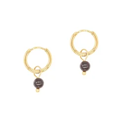 Sloya Créoles Serena Grenat | Femme Boucles D'Oreilles