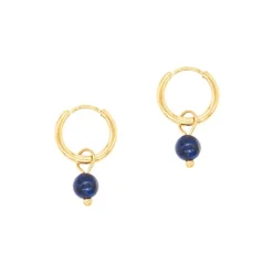 Sloya Créoles Serena Lapis-lazuli | Femme Boucles D'Oreilles