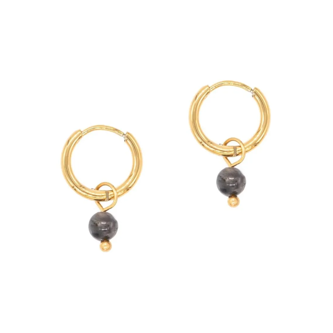 Sloya Créoles Serena Spectrolite | Femme Boucles D'Oreilles