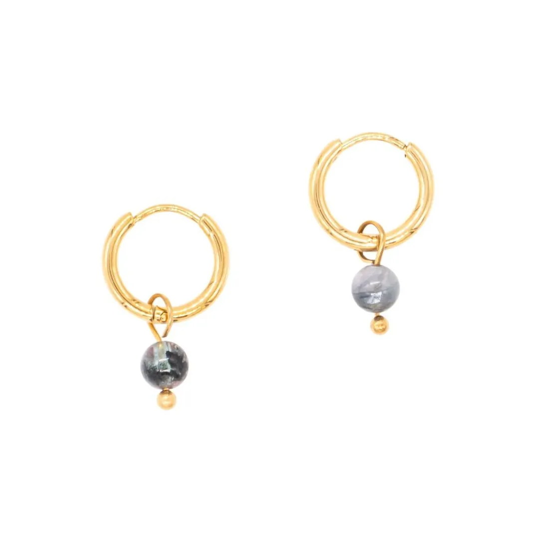 Sloya Créoles Serena Tourmaline | Femme Boucles D'Oreilles