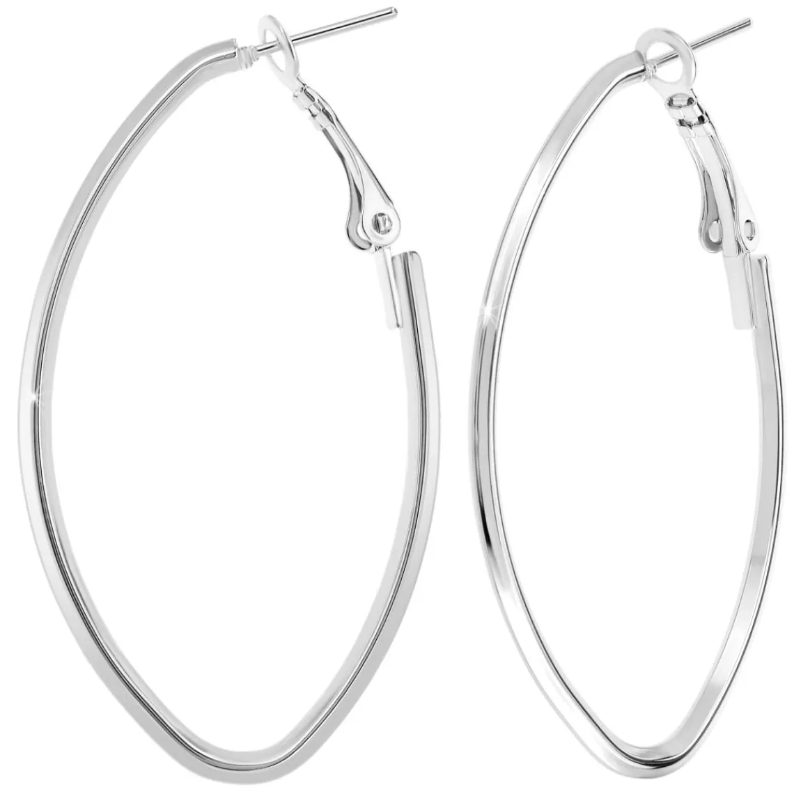So Charm Bijoux Créoles So Charm - B2787-ARGENT - Boucles D'Oreilles Argentées | Femme Boucles D'Oreilles