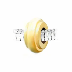 So Charm Bijoux Espaceur en acier doré par SC Crystal BEA0076 | Femme Charms