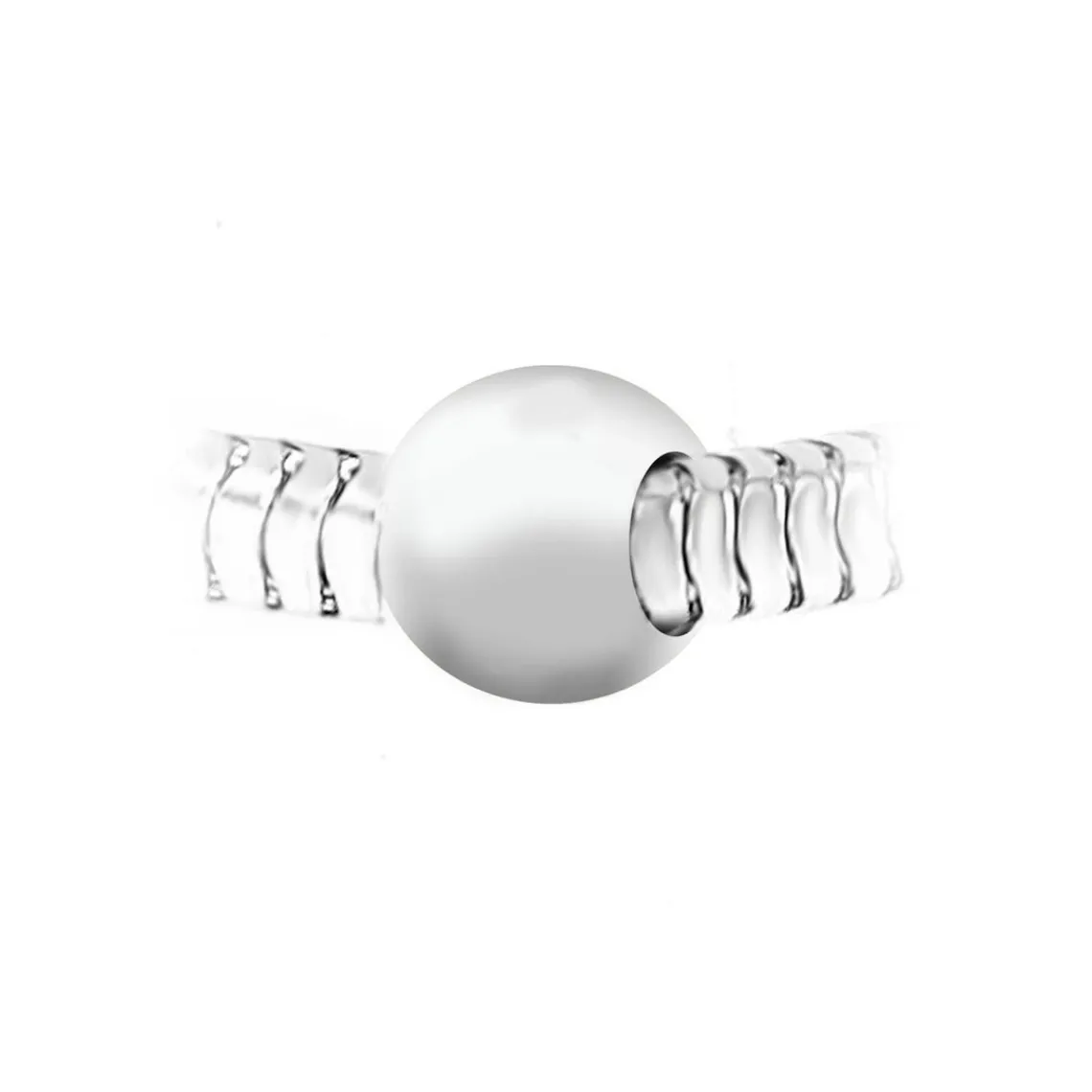So Charm Bijoux Espaceur en acier par SC Crystal BEA0278 | Femme Charms