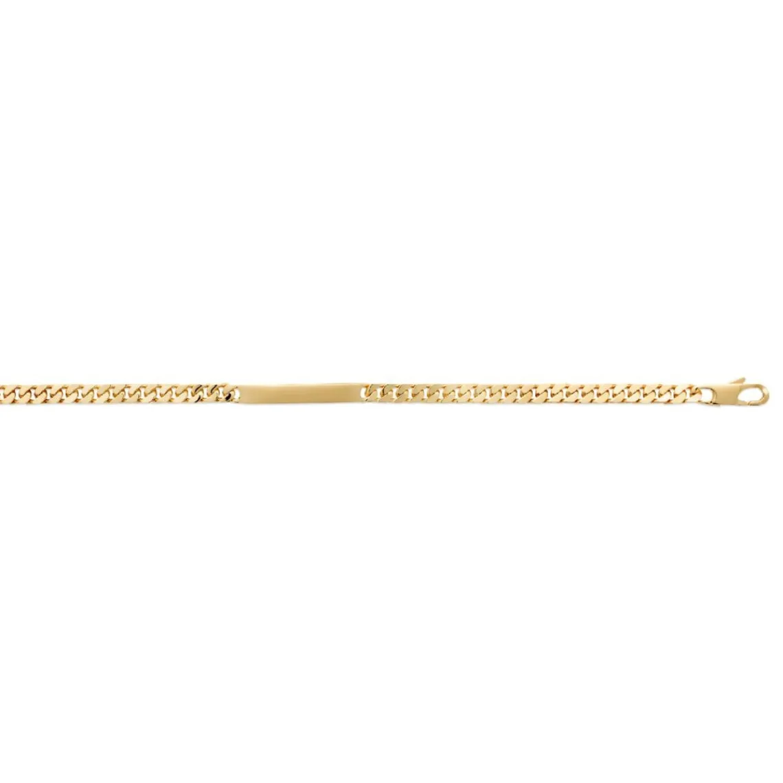 Maison de la Bijouterie Gourmette femme plaqué or 4 mm - 60Y004ZV | Homme Bracelet